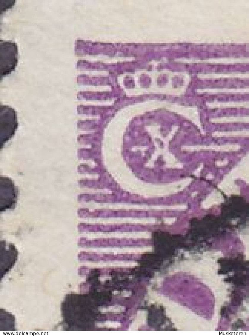 Denmark 1913 Mi. 69, 15 Øre Christian X. ERROR Variety 'Colour Spot In Left 'X' Deluxe Brotype III KJØBENHAVN (2 Scans) - Variétés Et Curiosités