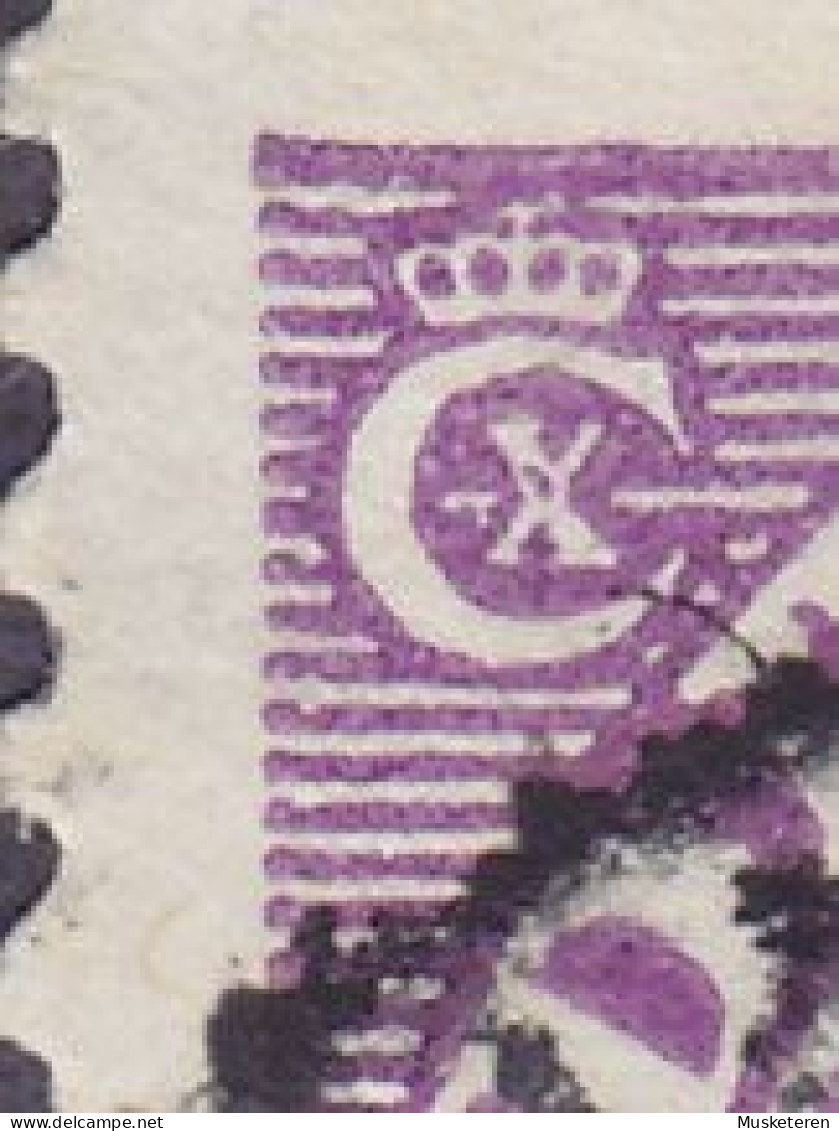 Denmark 1913 Mi. 69, 15 Øre Christian X. ERROR Variety 'Colour Spot In Left 'X' Deluxe Brotype III KJØBENHAVN (2 Scans) - Abarten Und Kuriositäten