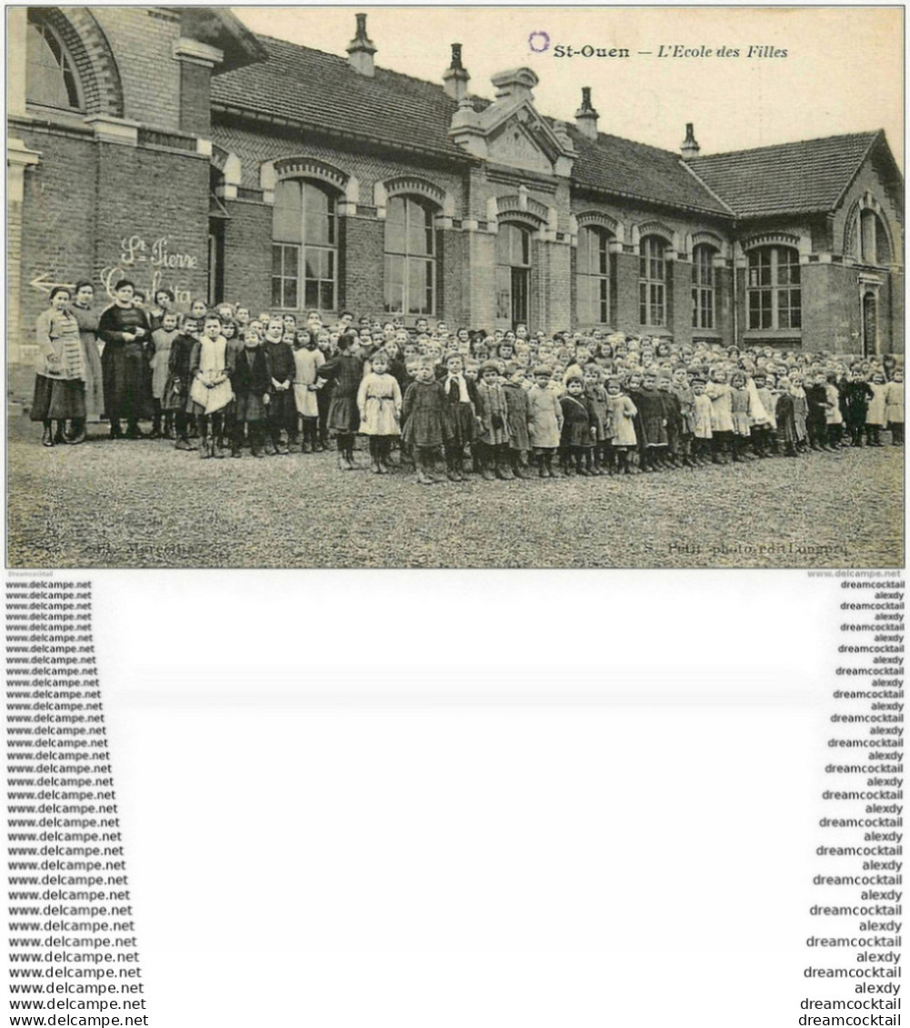 80 SAINT OUEN. L'Ecole Des Filles Vers 1920 - Saint Ouen