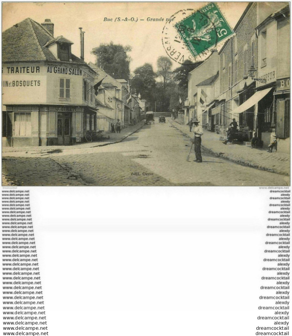 K. 78 BUC. Coiffeur Sur Grande Rue 1912 - Buc