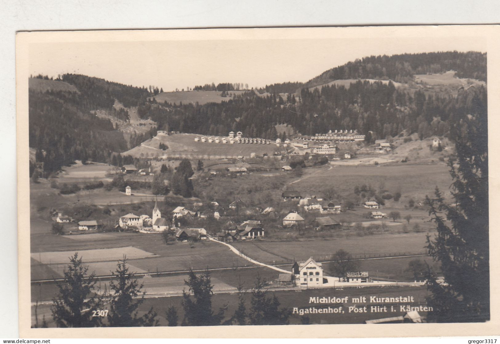 D9140) FRIESACH In Kärnten MICHELDORF Mit Kuranstalt - AGATHENHOF - Post Hirt I. Kärnten - FOTO AK 1940 - Friesach