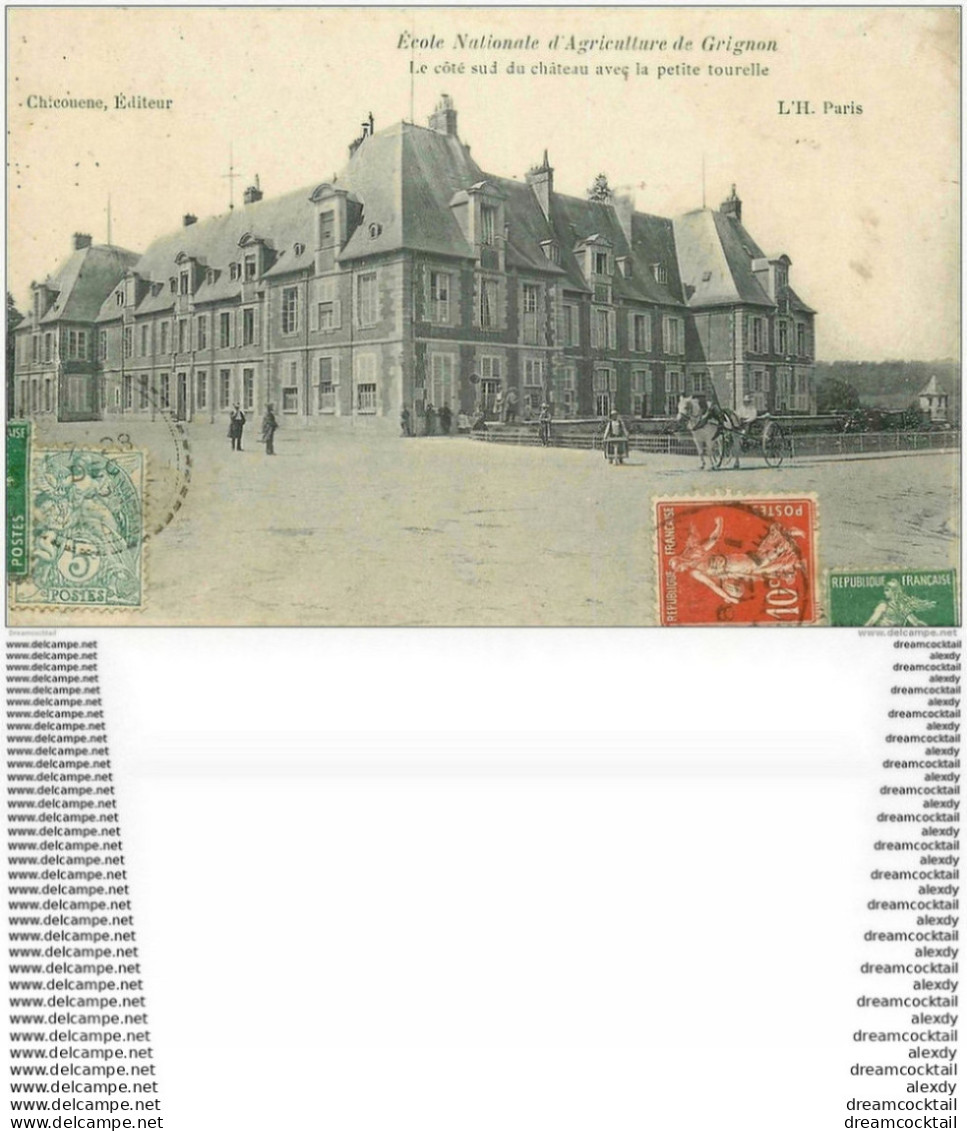 78 GRIGNON. Ecole Nationale Agriculture. Château Petite Tourelle 1912 - Grignon