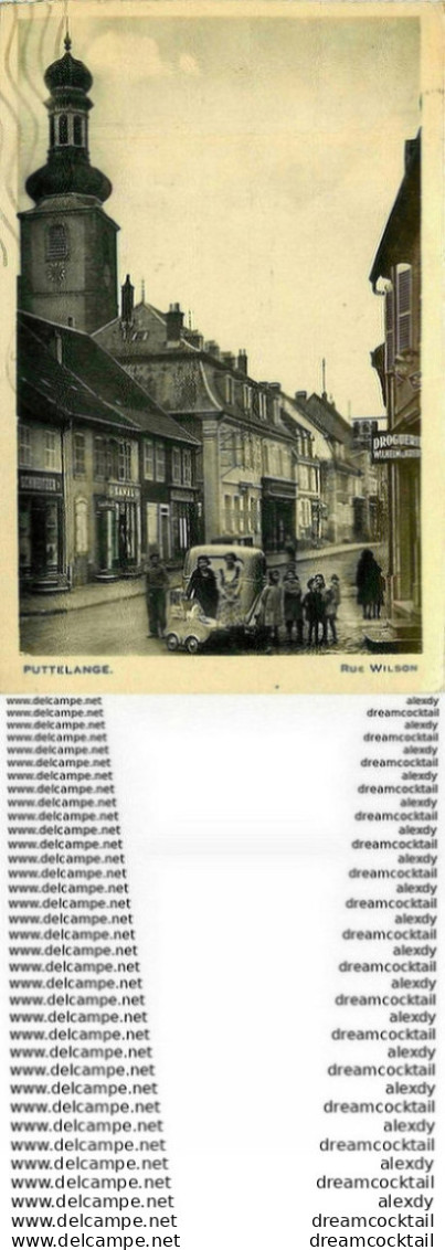Photo Cpsm Cpm 57 PUTTELANGE. Voiture Traction Avant Rue Wilson Vers 1940 - Puttelange