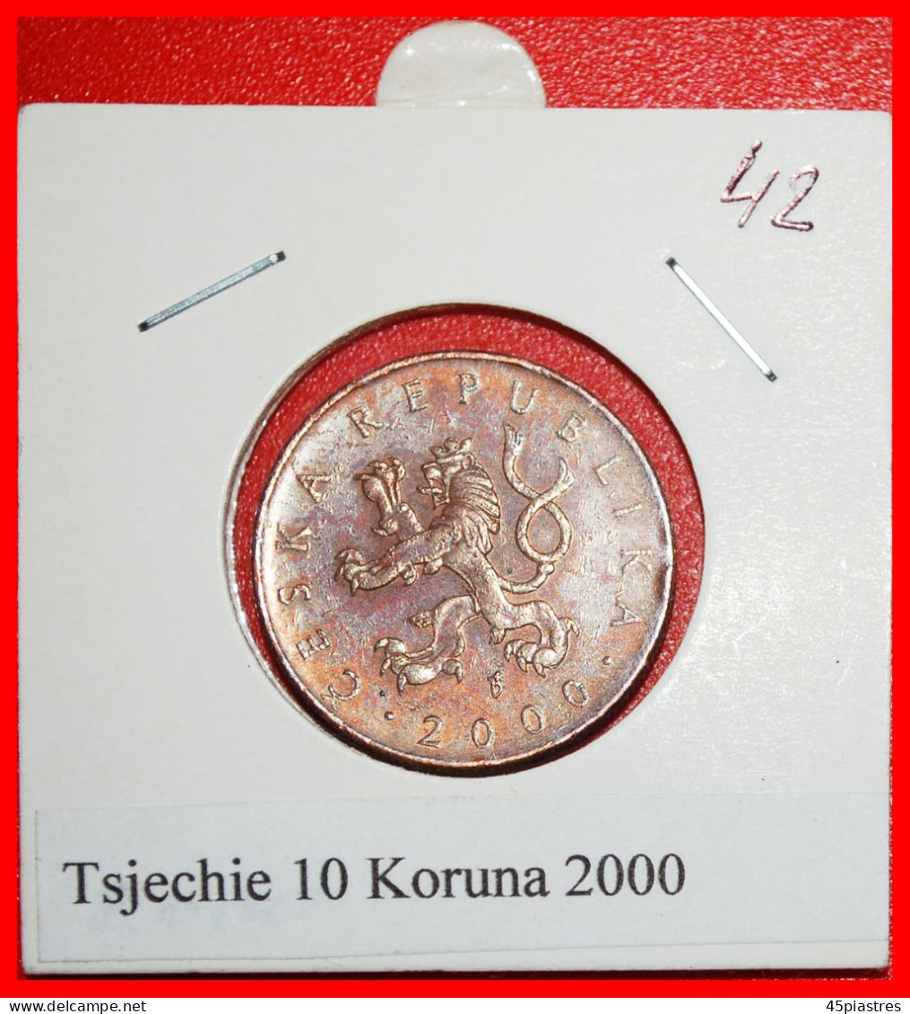 * ERROR MILLENNIUM: CZECH REPUBLIC  10 CROWNS 2000! DIE 2 (2000-2023) IN HOLDER!· LOW START · NO RESERVE! - Tchéquie