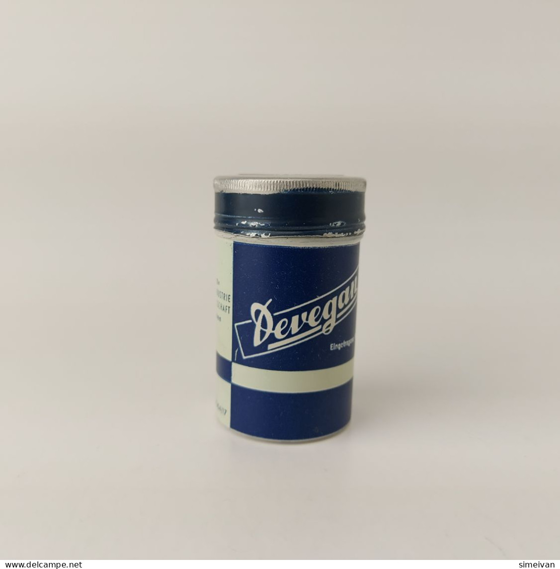 Vintage German BAYER Company DEVEGAN Vaginal Medicine Empty Box 50's #5431 - Equipo Dental Y Médica