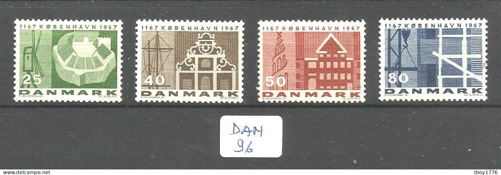 DAN YT 458/461 En XX - Unused Stamps