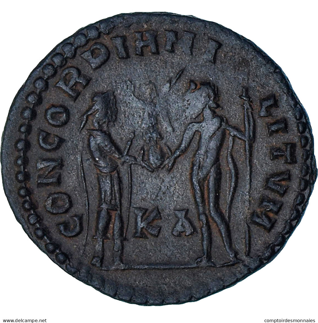 Constance Chlore, Æ Radiate, 295-299, Cyzicus, TTB+, Bronze, RIC:18a - La Tétrarchie (284 à 307)