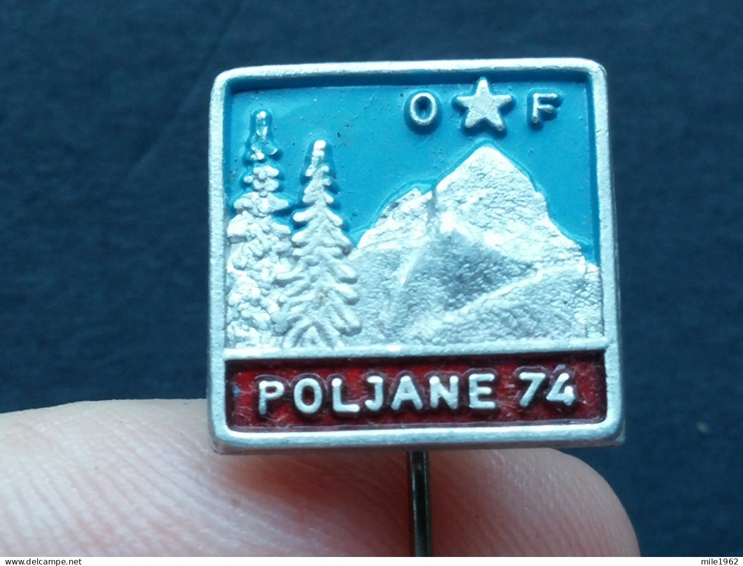 BADGE Z-74-1 - ALPINISM, Mountain, Mountaineering, POLJANE - Alpinismus, Bergsteigen