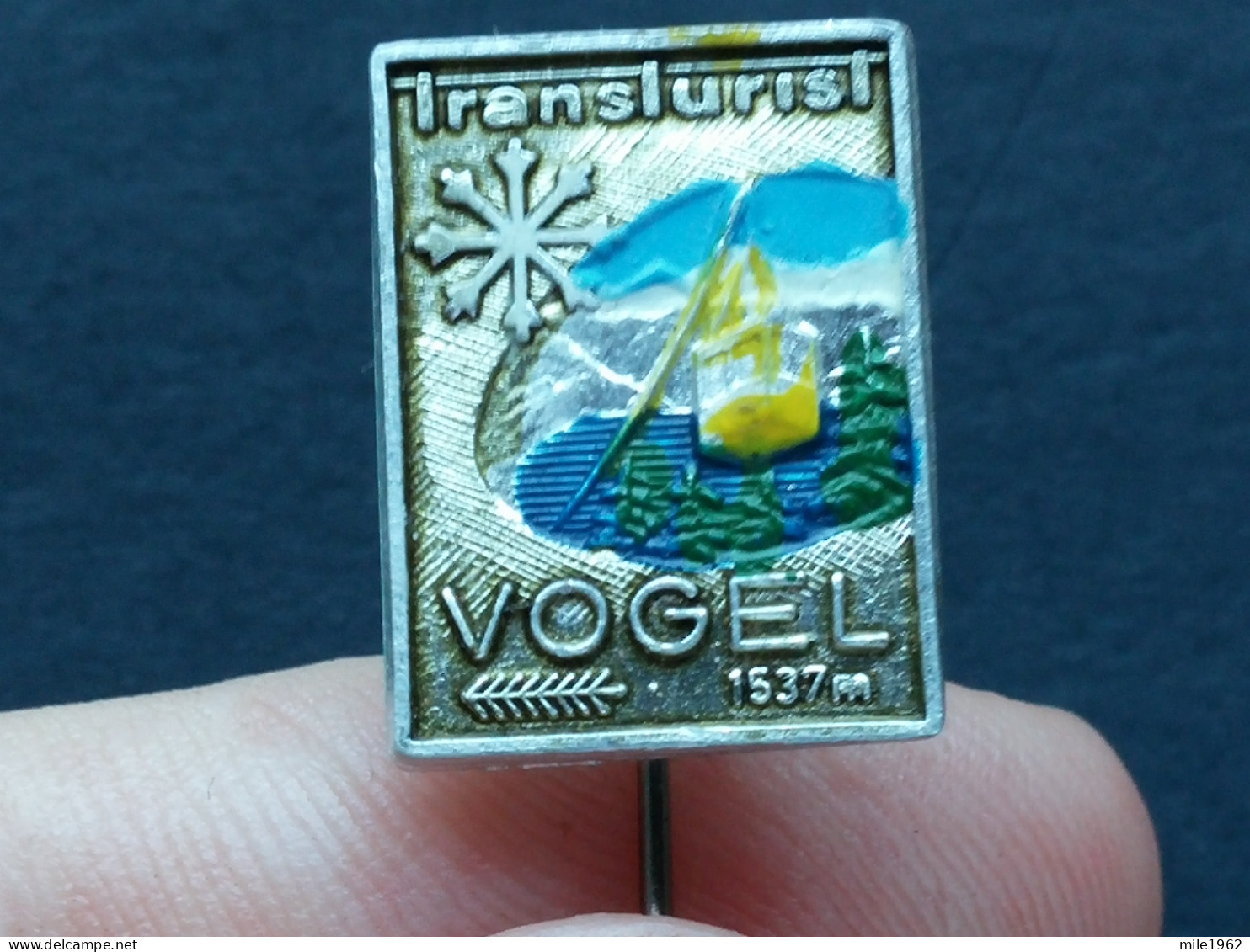 BADGE Z-74-1 - ALPINISM, Mountain, Mountaineering, VOGEL, SLOVENIA, - Alpinismus, Bergsteigen