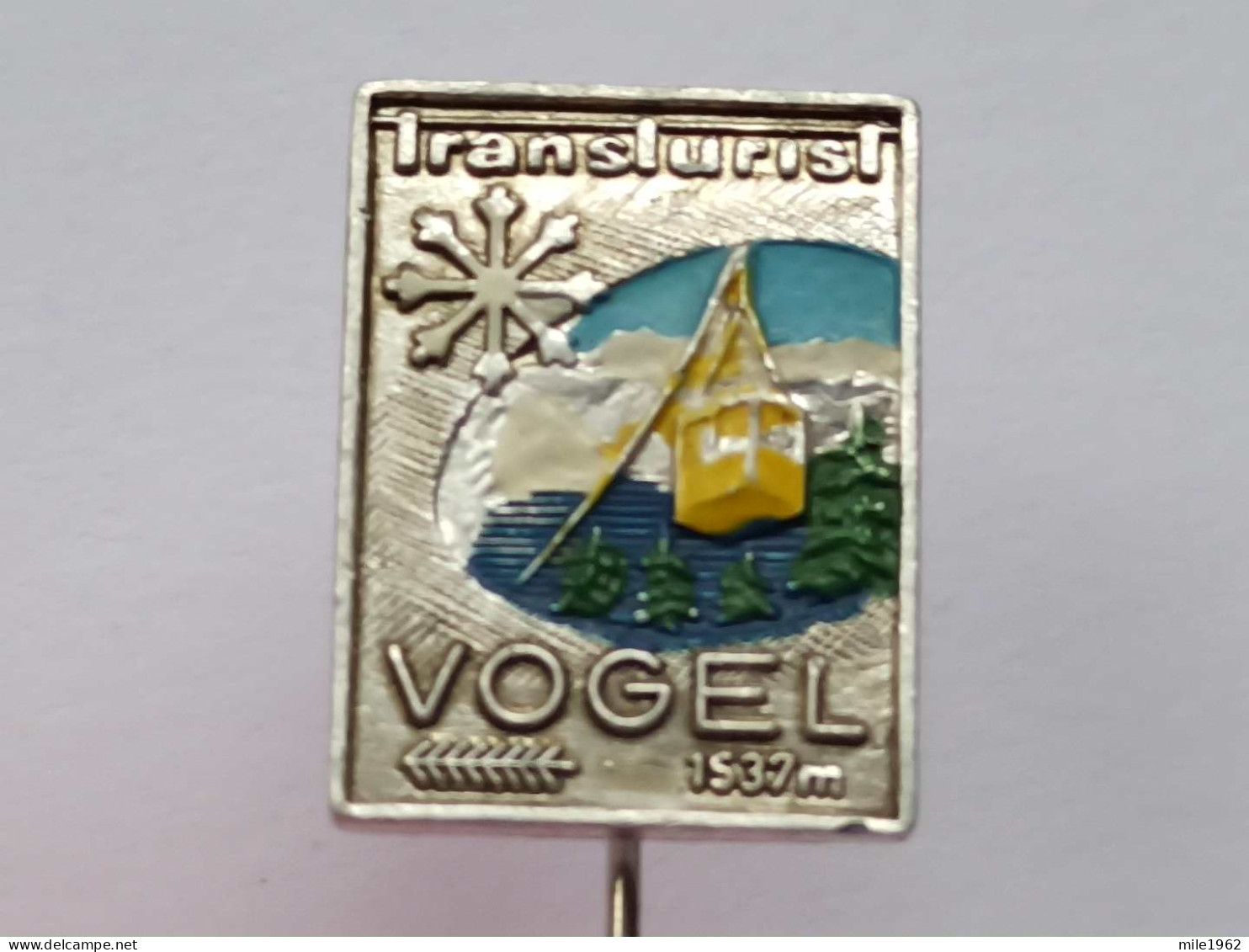 BADGE Z-74-2 - ALPINISM, Mountain, Mountaineering, VOGEL, SLOVENIA - Alpinism, Mountaineering