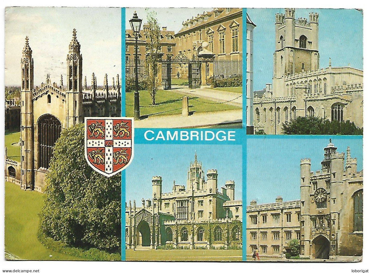 KING'S COLLEGE / ST. CATHARINE'S COLL/ GT. ST. MARY'S / ST. JOHN'S COLL. / TRINITY VOLL.- CAMBRIDGE.-  ( INGLATERRA ) - Cambridge