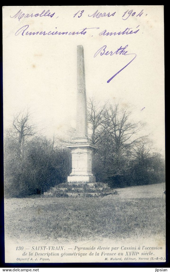 Cpa Du 91 Saint Vrain -- Pyramide  élevée Pa Cassini  LANR117 - Saint Vrain