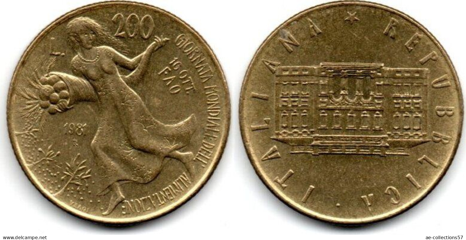 MA 28888 / Italie - Italien - Italy 200 Lires 1981 R SPL - 200 Lire