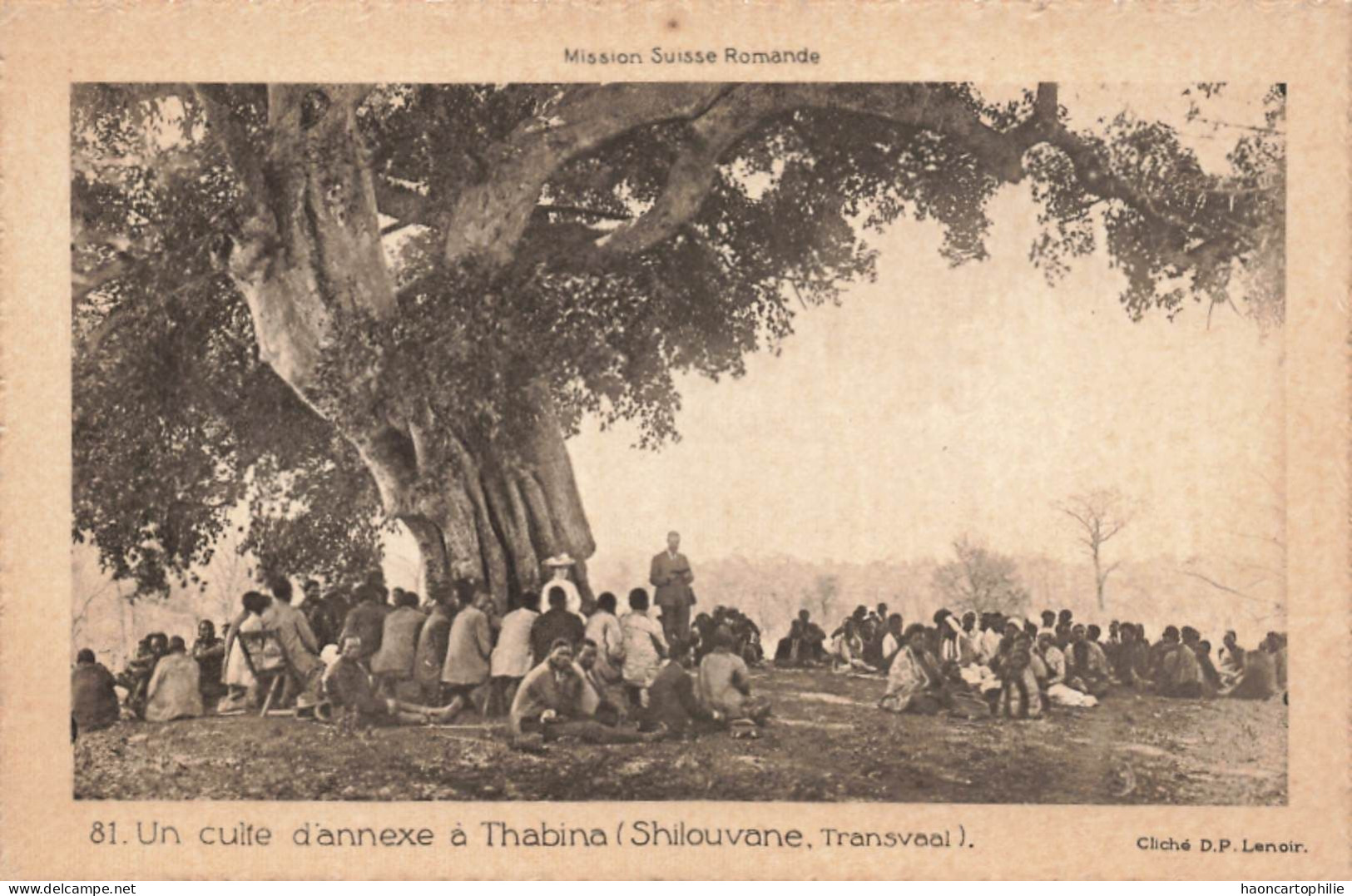 Thabina Culte D'annexe  Transvaal - Afrique Du Sud