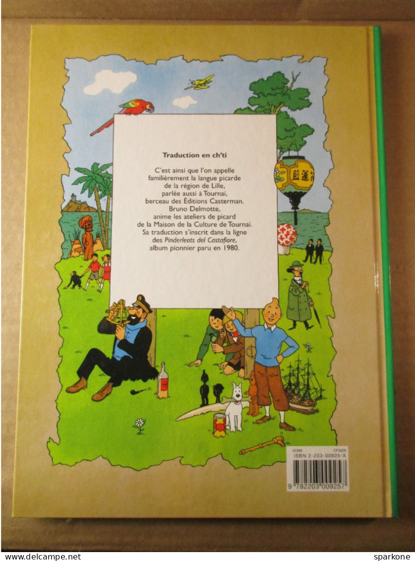 El' Sécrét D'la Licorne - Les Aventures Tintin - éditions Casterman De 2005 - Tintin En Ch'ti - Fumetti & Mangas (altri Lingue)