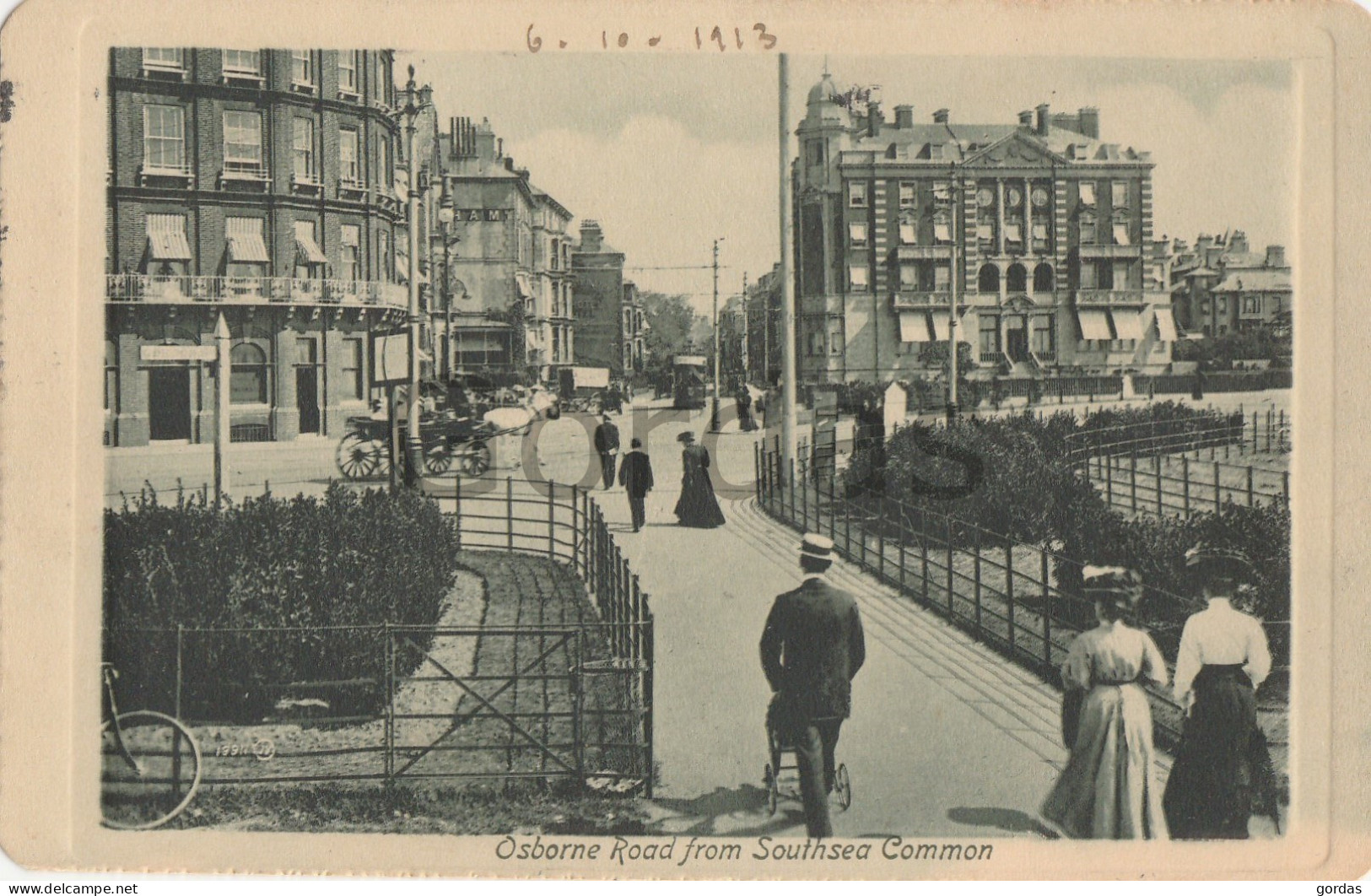 UK - Osborne Road From Southsea Common - Southsea