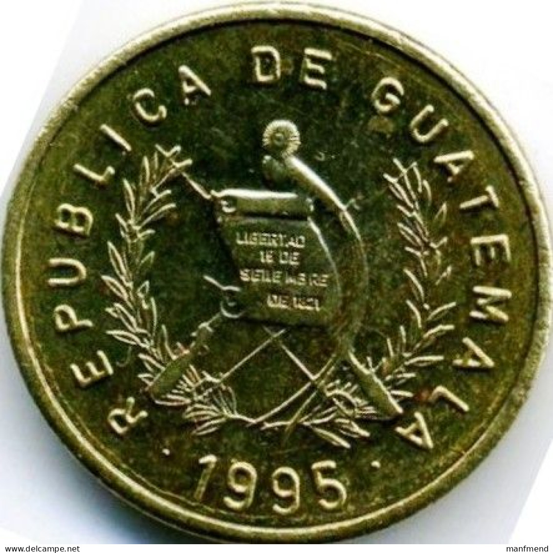 Guatemala - 1995 - KM 275.5 - 1 Centavo - XF - Guatemala