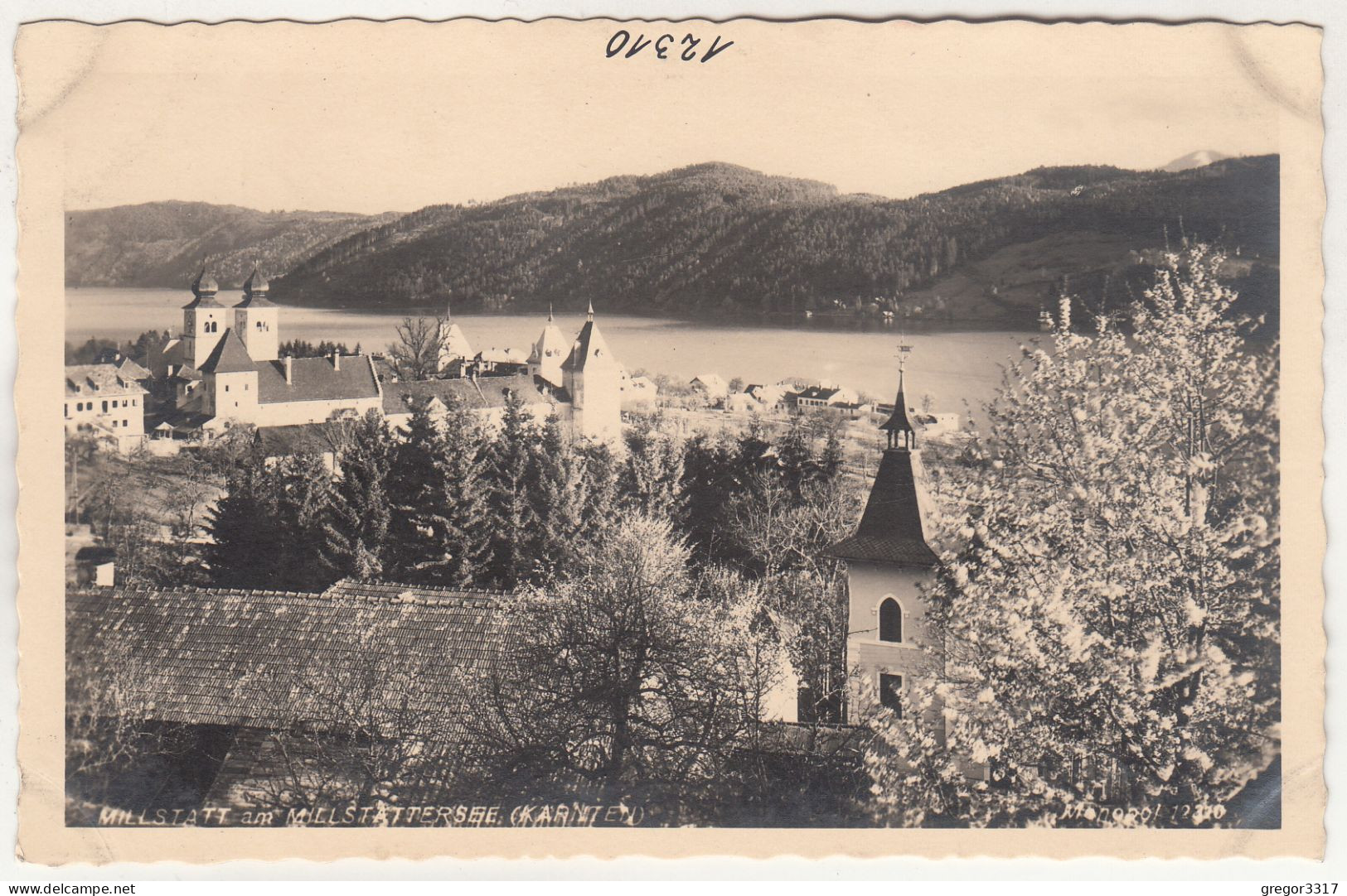 D9194) MILLSTATT Am Millstättersee Mit Blick über Stift Auf See ALT - Millstatt