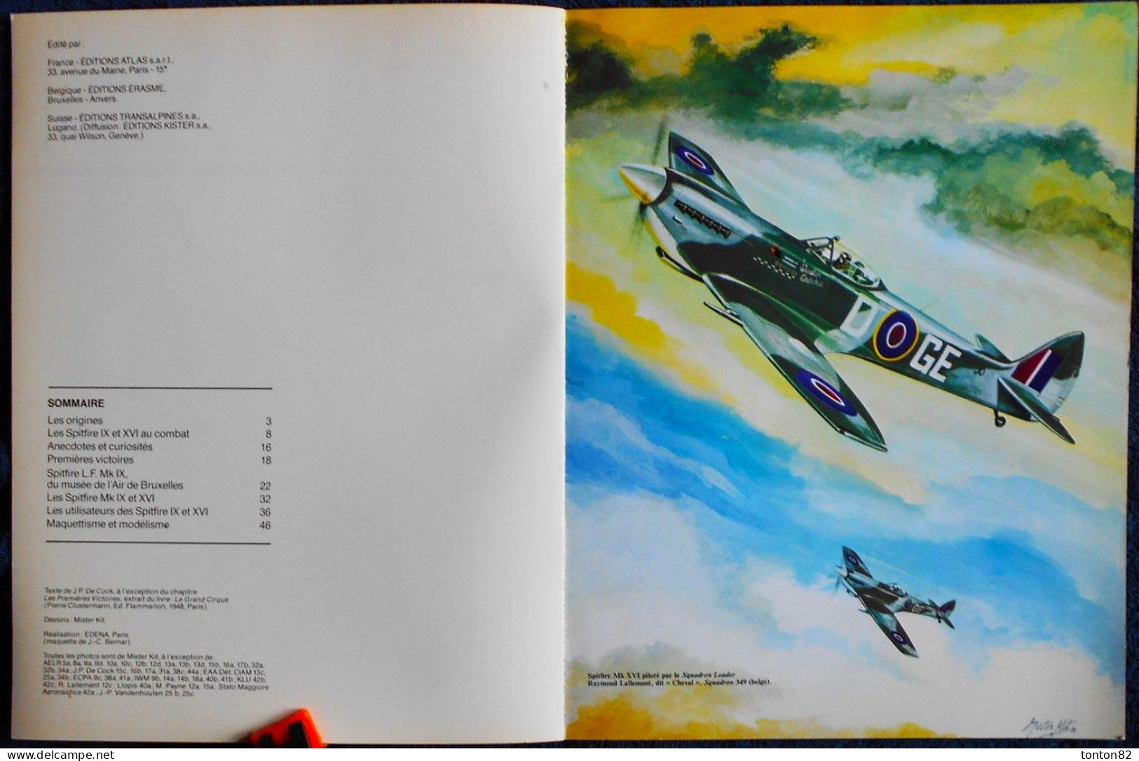 Spécial Mach Le Dernière Guerre - MESSERSCHMITT BF 109E - Éditions ATLAS - ( 1978 ) - Avión