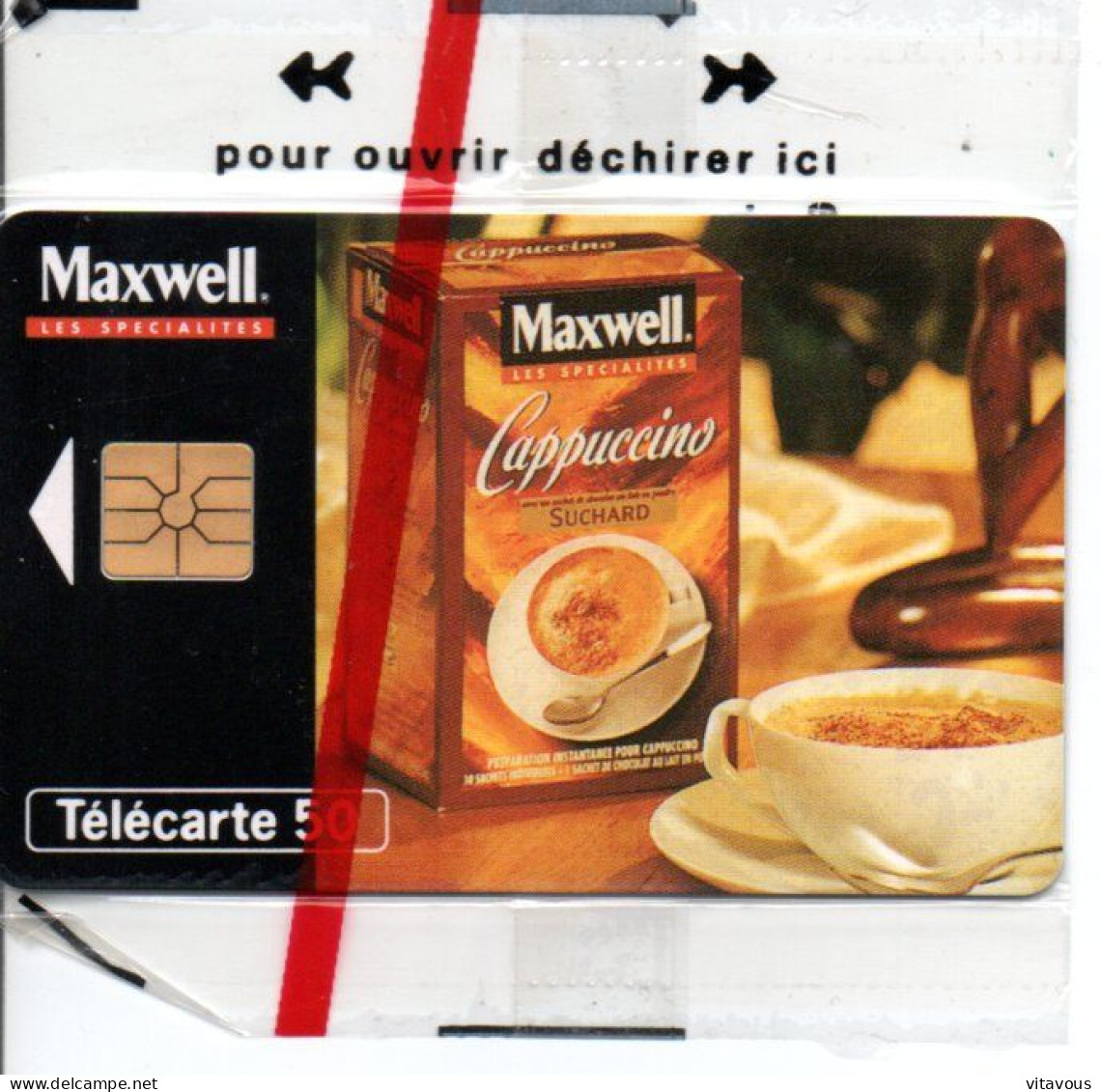 En 921 Maxwell Cappuccino Café  Télécarte FRANCE 50 Unités NSB Phonecard (J 940) - 50 Units