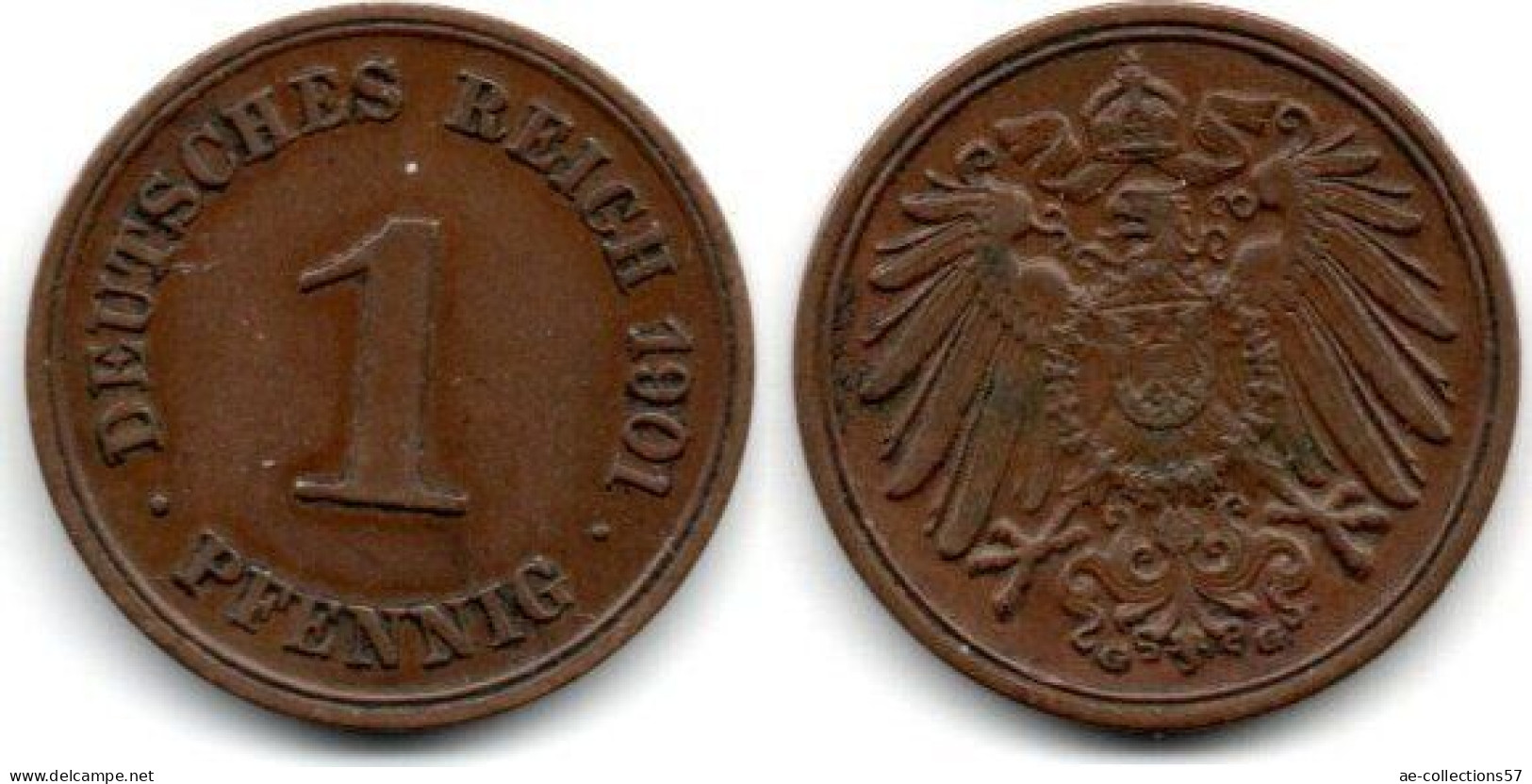 MA 28910 / Allemagne - Deutschland - Germany 1 Pfennig 1901 G TTB+ - 1 Pfennig