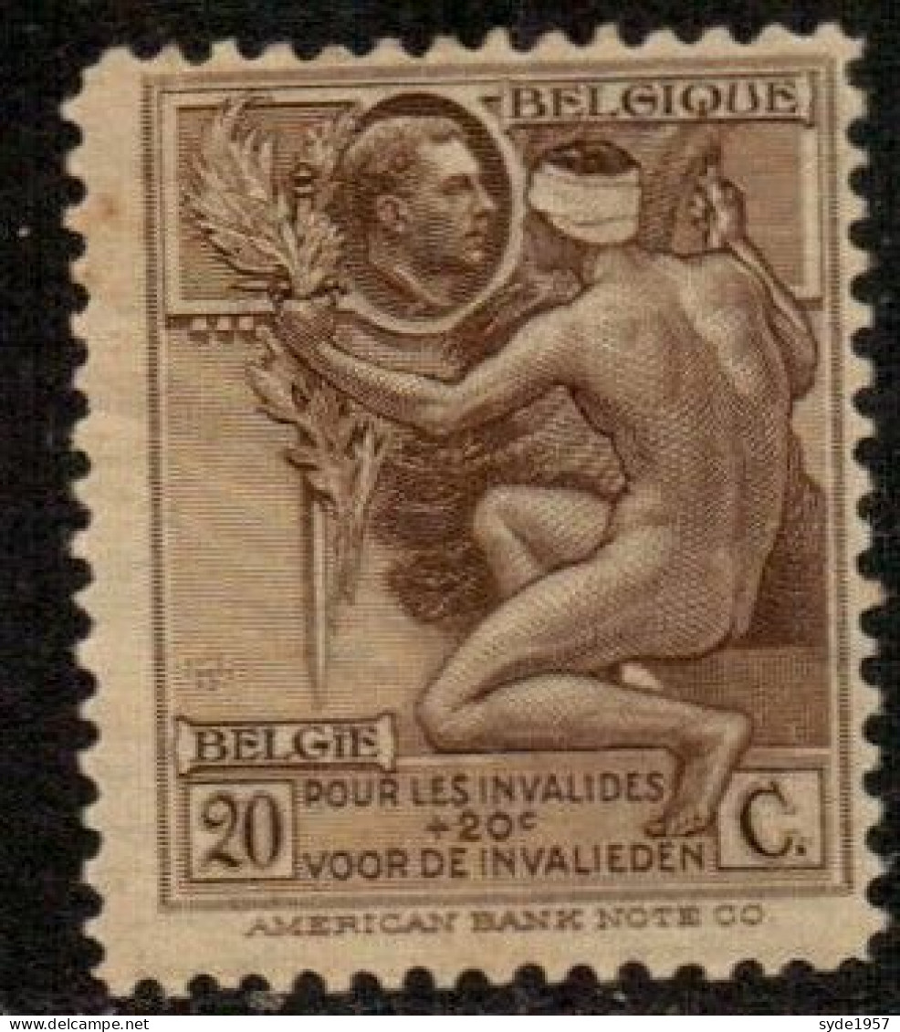 Belgique 1922 NEUF: Au Profit Des Invalides De Guerre. Y&T 189 (cote >3€) - Neufs