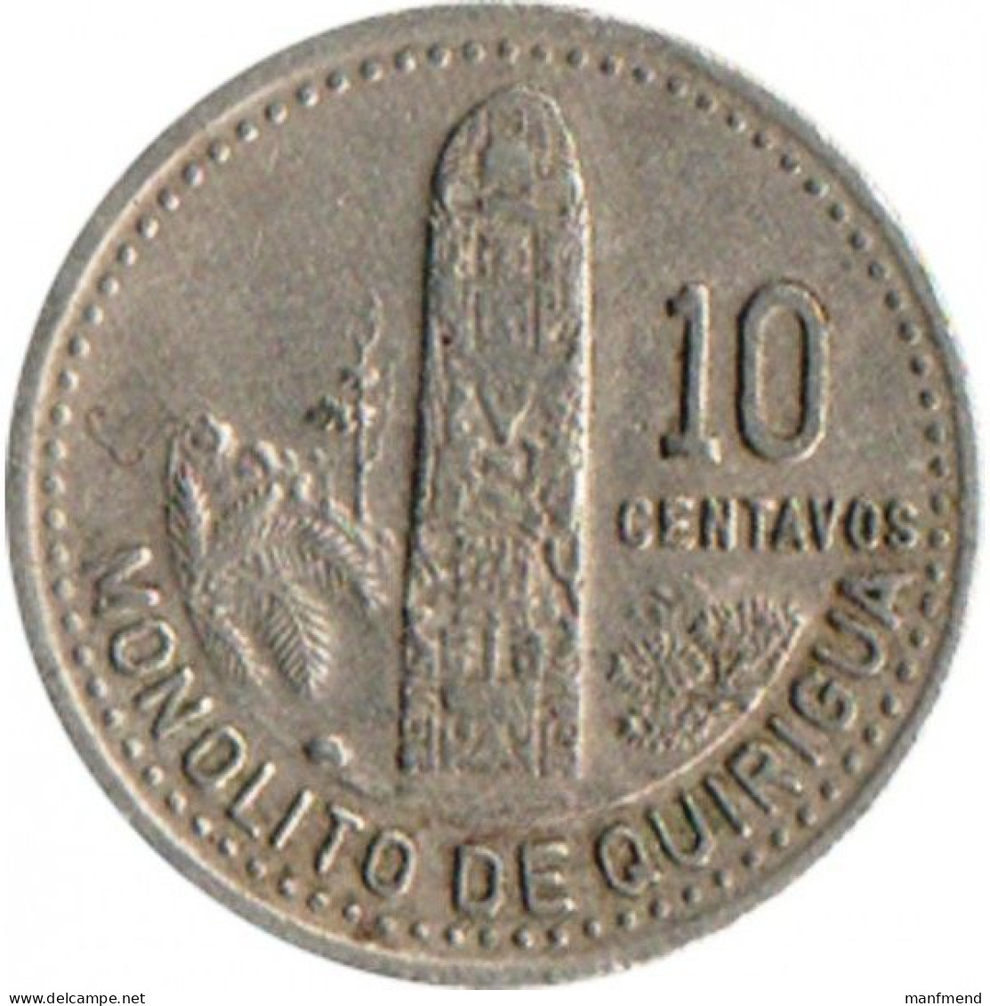 Guatemala - 1987 - KM 277.5 - 10 Centavos - VF - Look Scans - Guatemala