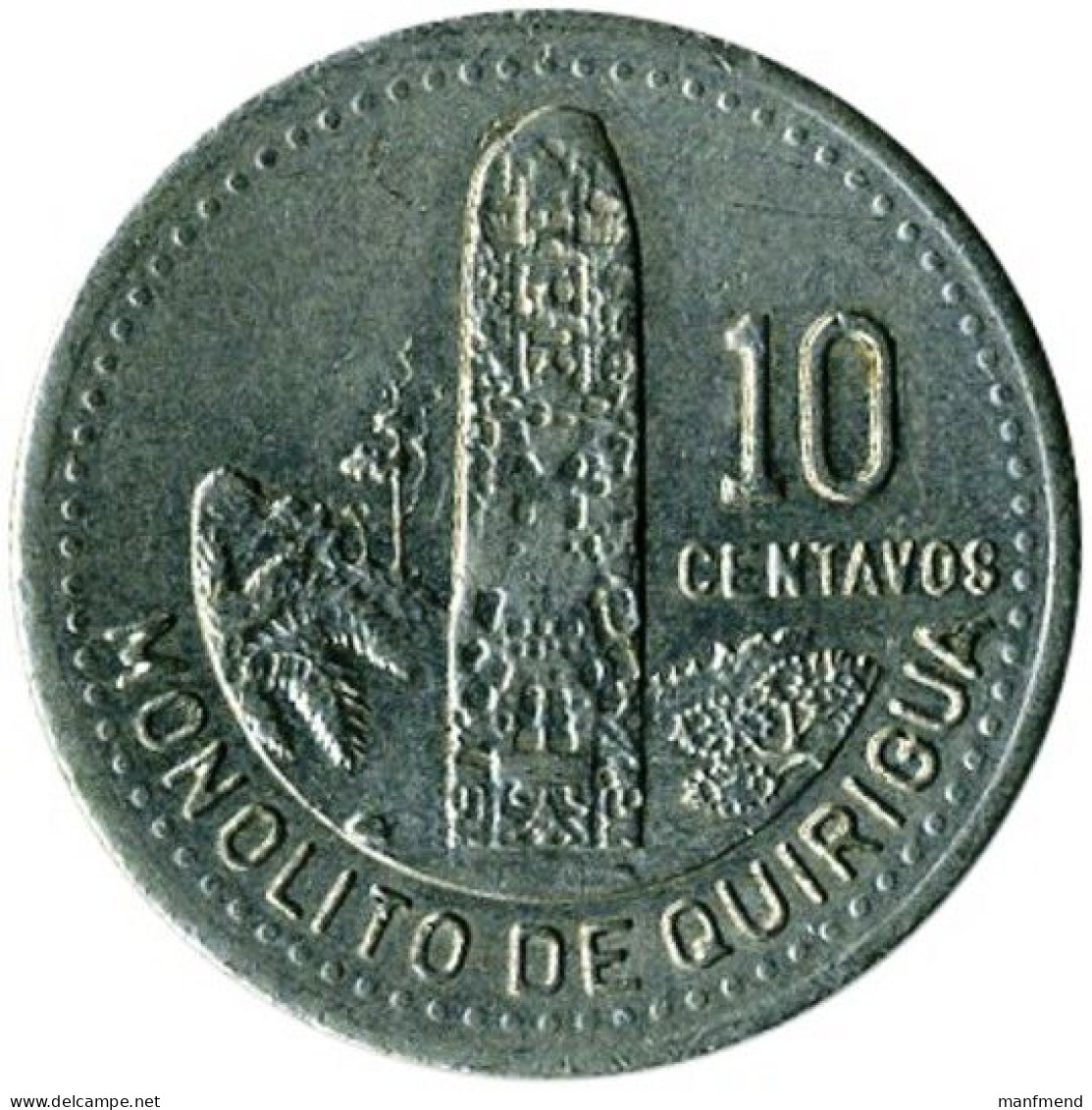 Guatemala - 1994 - KM 277.5 - 10 Centavos - VF - Look Scans - Guatemala