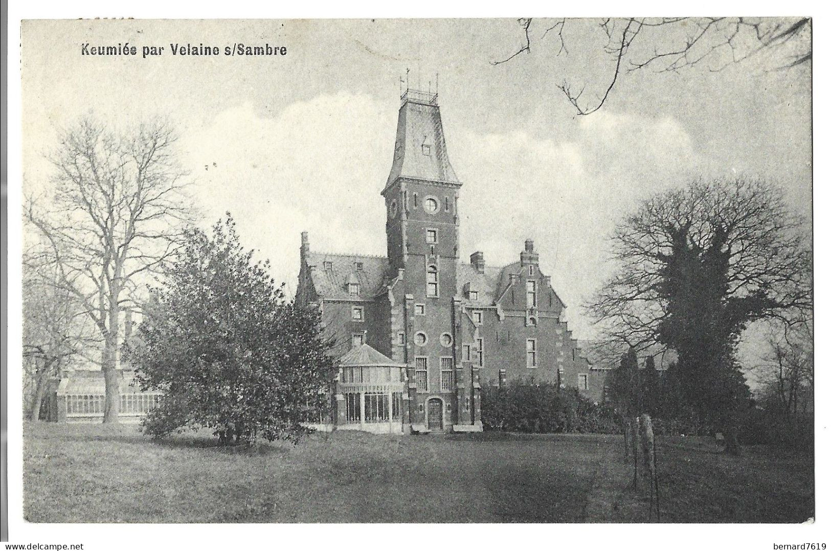 Belgique  -   Keumiee Par  Velaine Sur Sambre - Chateau -  M Leon  De Quirini Et Mme - Mettet