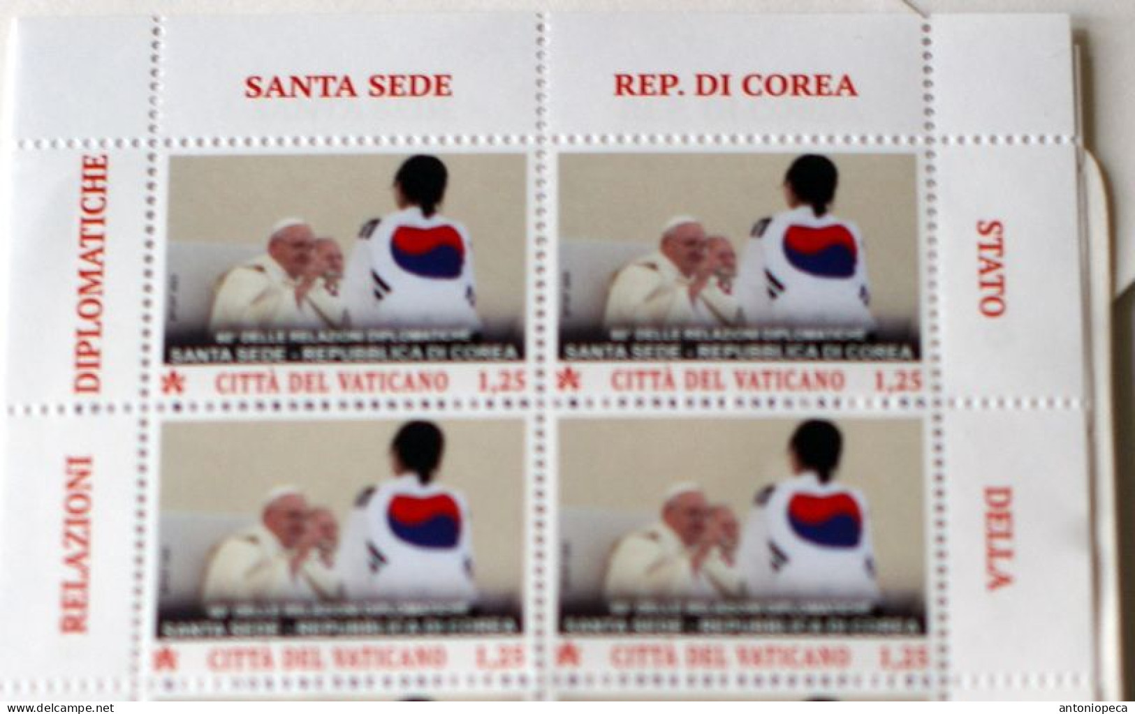 VATICAN 2023, 60 ANNI RELAZIONI REPUBBLICA KOREA,  BLOKS MNH** - Unused Stamps