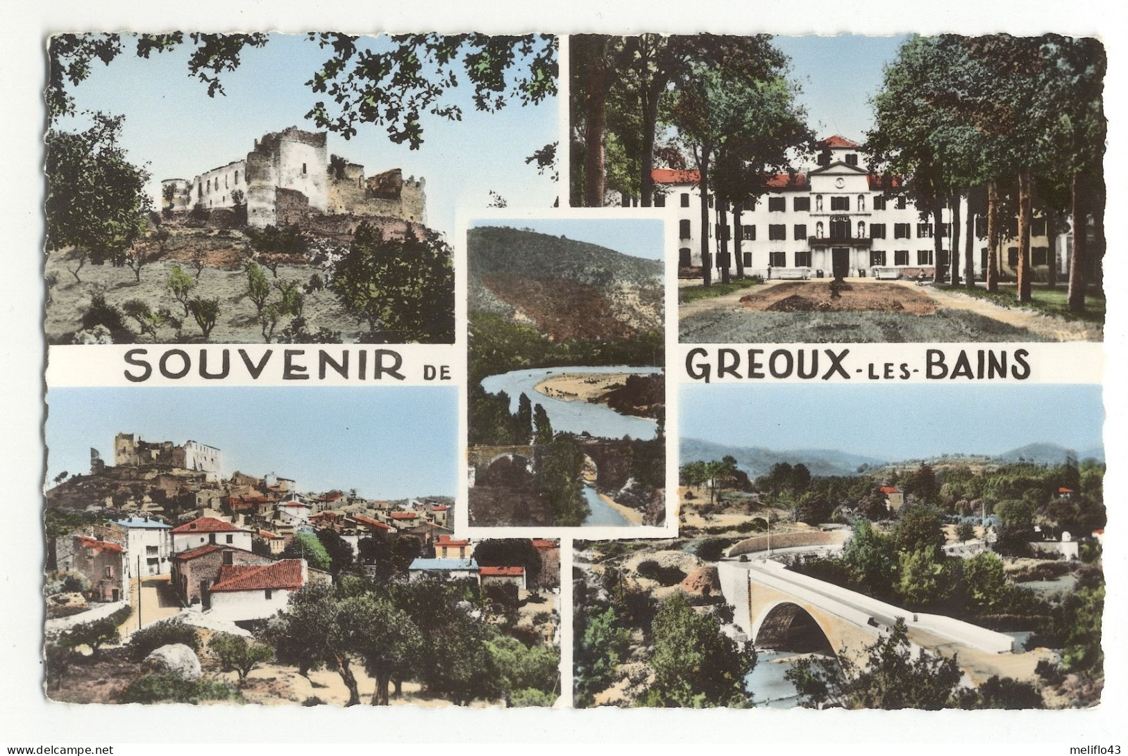 04/ CPSM - Souvenir De Gréoux Les Bains - Gréoux-les-Bains