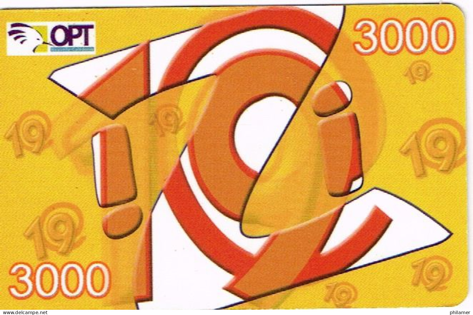 Nouvelle Caledonie Caledonie Telecarte Phonecard Prepayee IZI 3000 Francs Generique Ex 2007 Ut BE - Nieuw-Caledonië