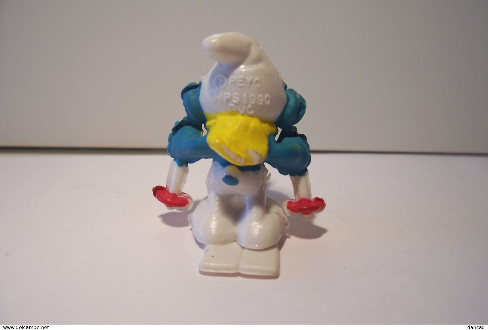 SCHTROUMPFS   - Figurine  PEYO   1990 - SCHTROUMPF   - ( Petite Taille )  - SKI - - Smurfs