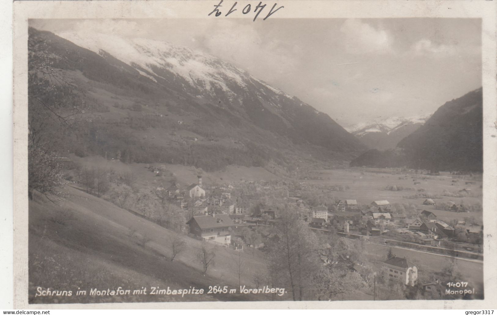 D9237) SCHRUNS Im Montafon Mit Zimbaspitze - Vorarlberg - FOTO AK Alt - Schruns