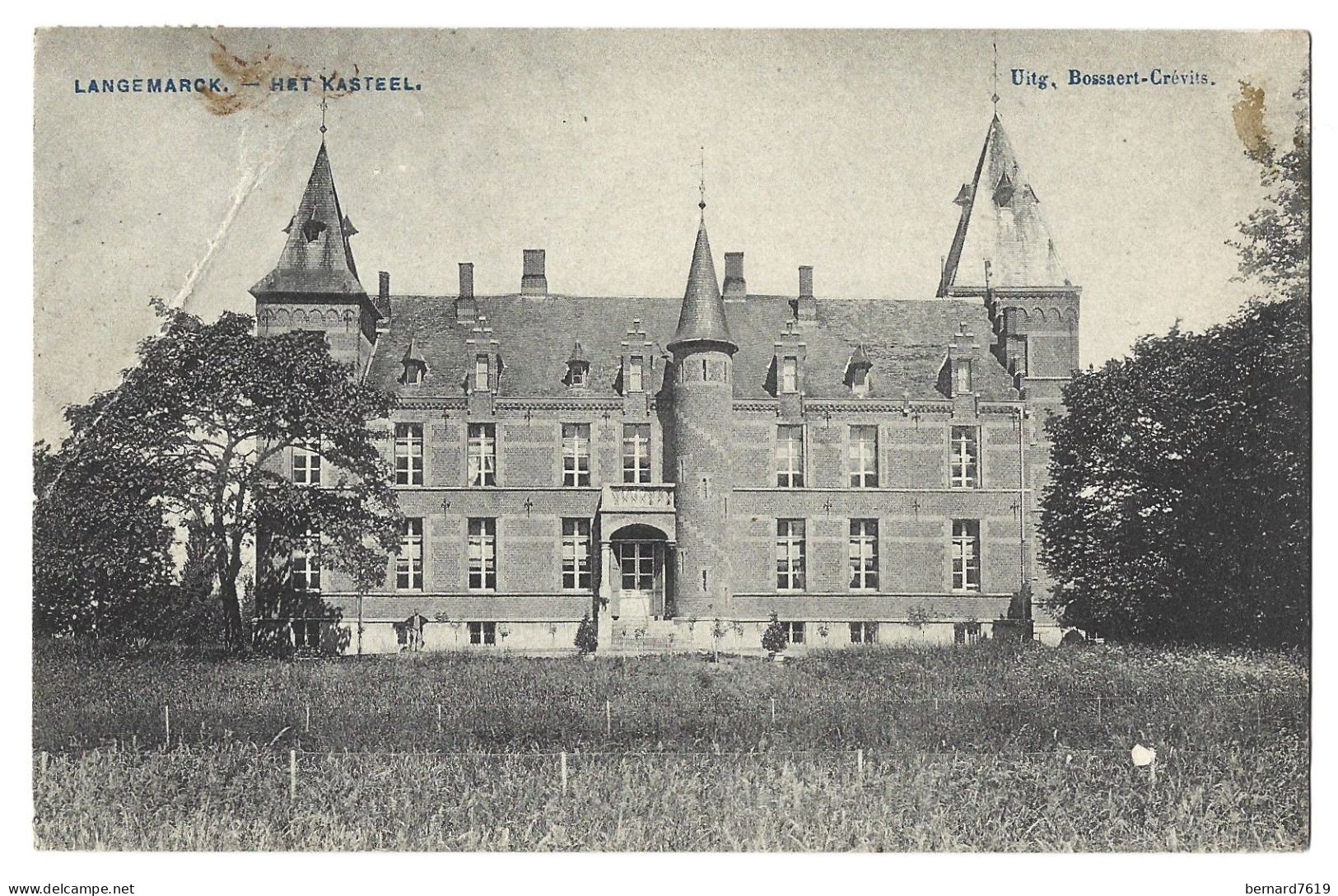 Belgique  -   Langemarck -  Het  Kasteel - Langemark-Poelkapelle