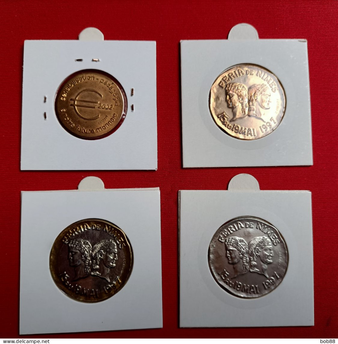 PIECES 50 Cents, 1,5 , 10 ET 20 (argent) EURO TEMPORAIRE VILLE DE NÎMES - Euro Der Städte