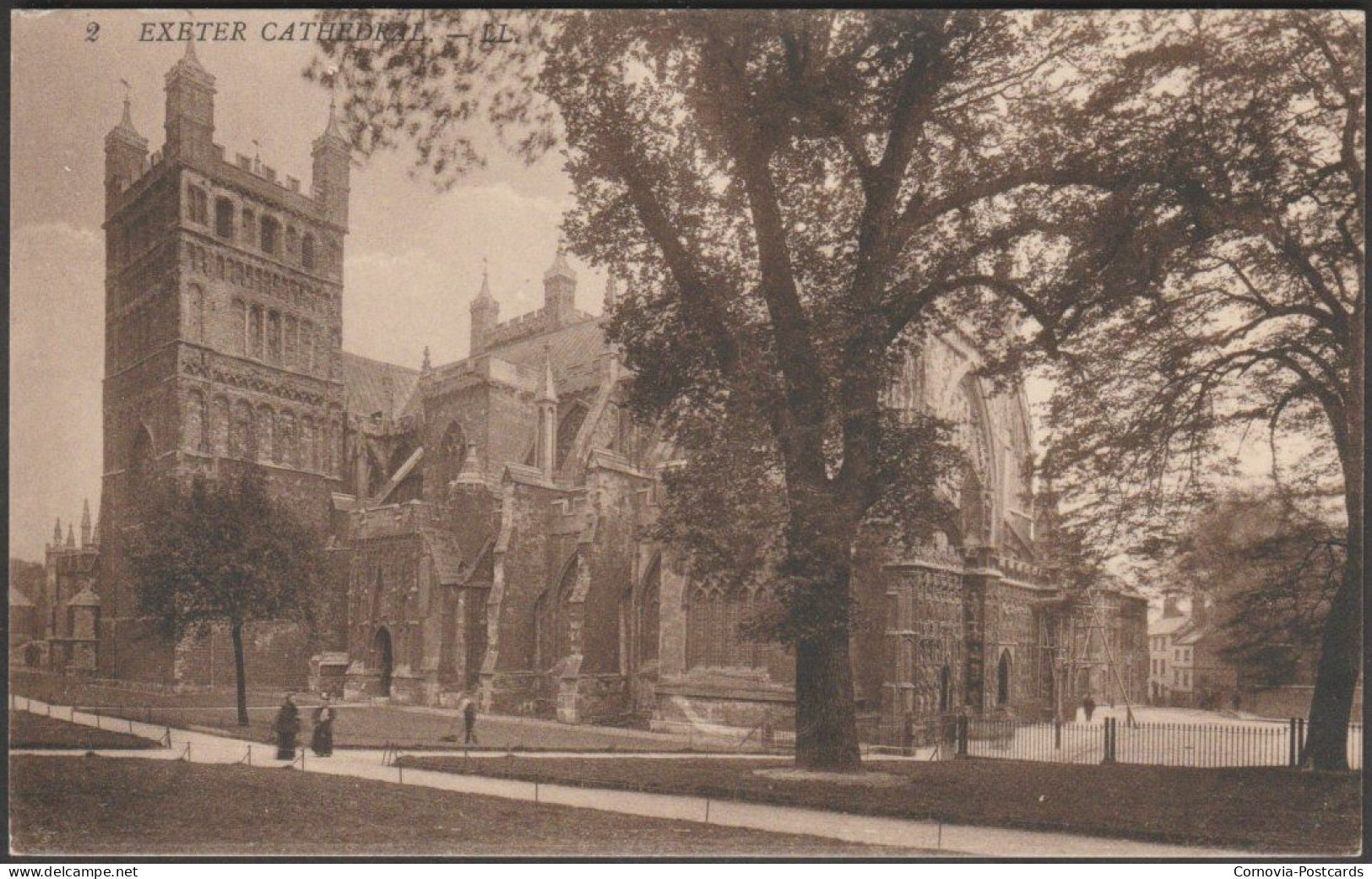 Exeter Cathedral, Devon, C.1910 - Worth & Co Postcard LL2 - Exeter