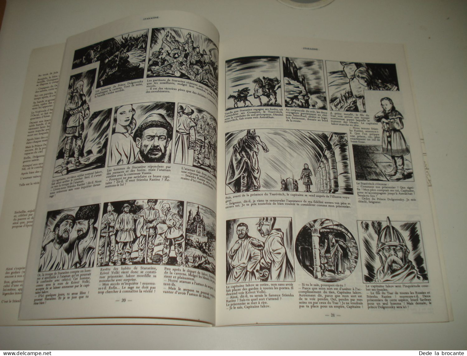 C53 / Lot de 5 E.O noir et blanc " Grands succès de la bande dessinée " N° 6-7-13-17-21 de 1977
