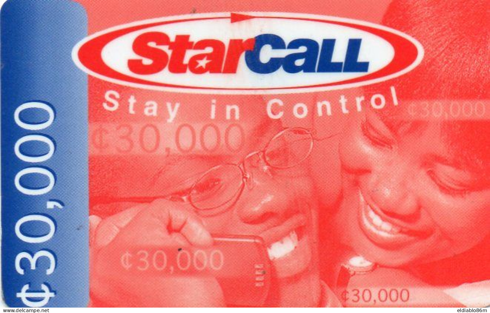 GHANA - PREPAID - STARCALL - COUPLE - GHAACF - Ghana