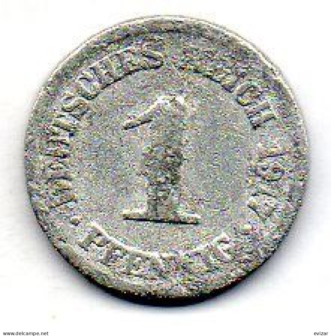 GERMANY - EMPIRE, 1 Pfennig, Aluminum, Year 1917-D, KM # 24 - 1 Pfennig