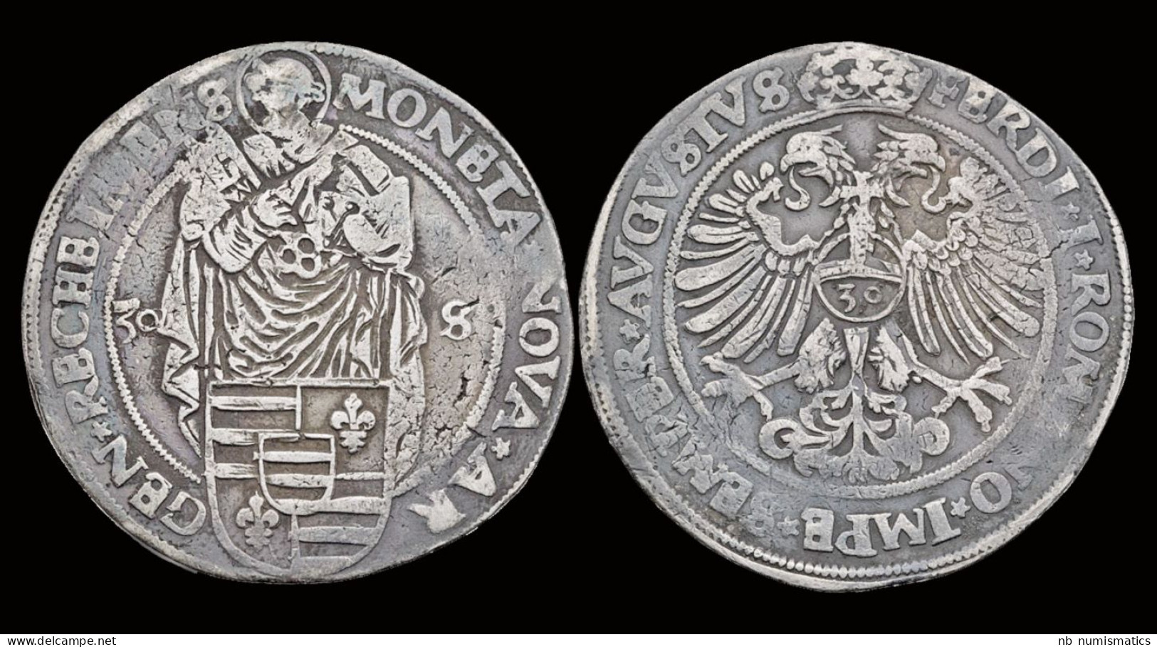 Southern Netherlands Reckheim Wilhelm Von Vlodorp Daalder Van 30 Sols With Title Ferdinand I - Other & Unclassified