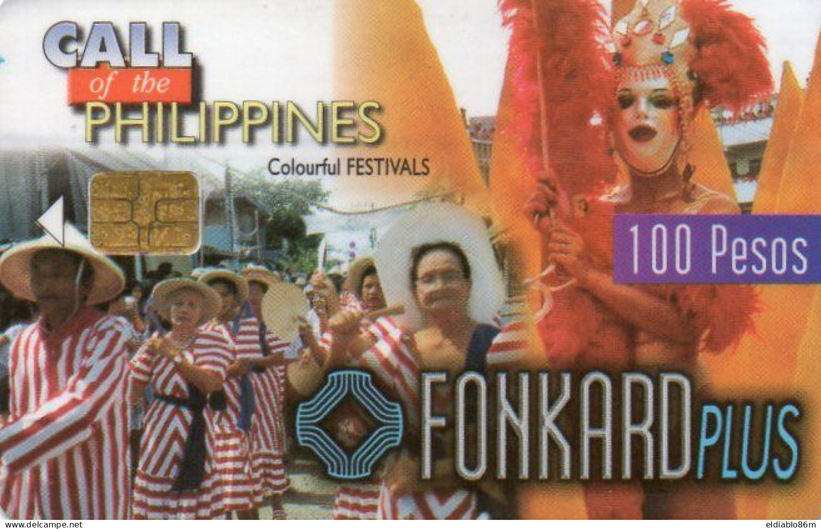 PHILIPPINES - CHIP CARD - COLOURFUL FESTIVAL - SIEMENS S30 - Filipinas