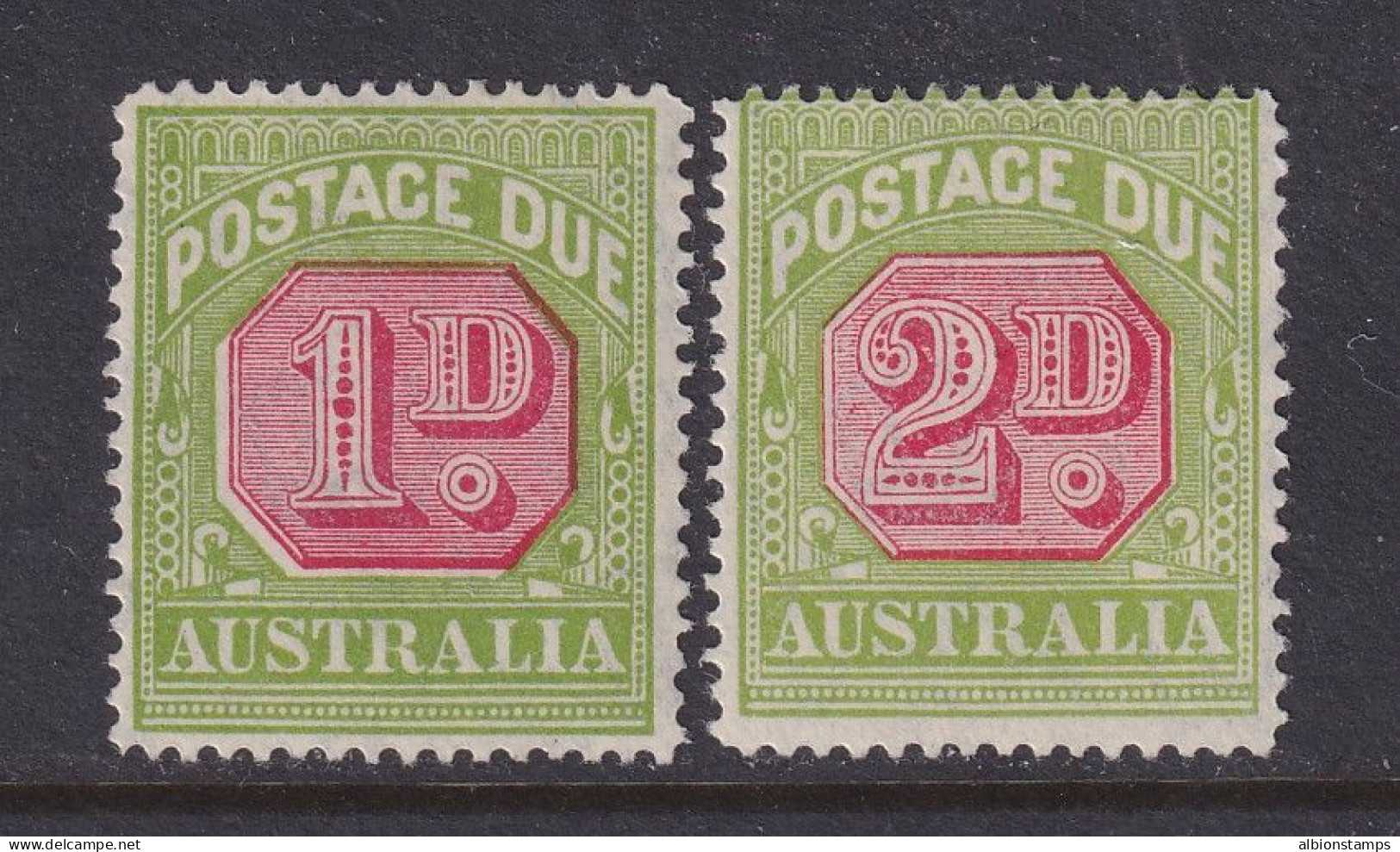 Australia, Scott J58a-J59a (SG D100-D102), MLH/HR - Strafport