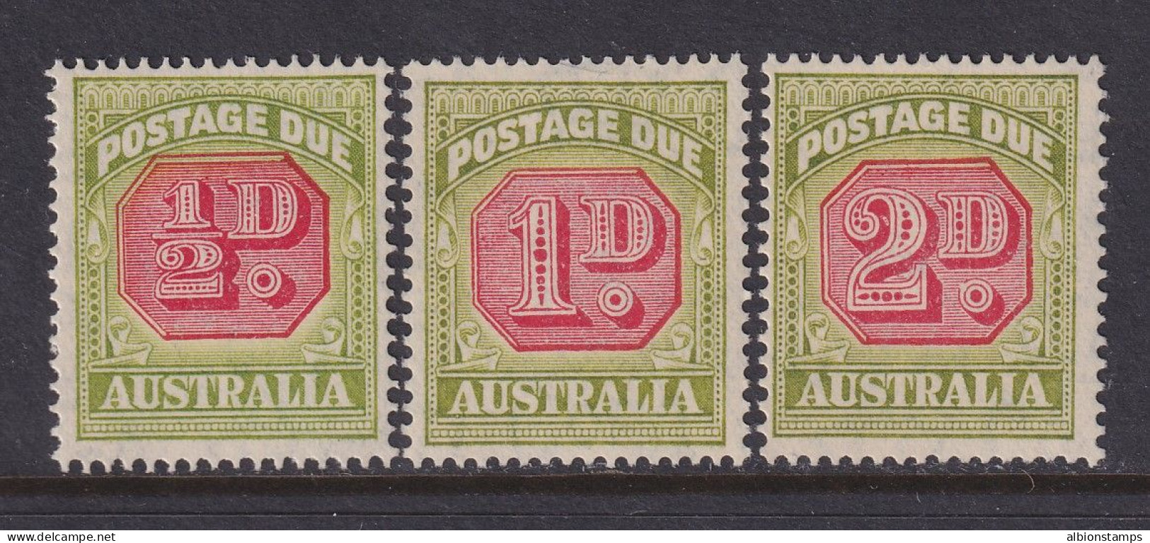 Australia, Scott J64-J66 (SG D112-D114), MNH - Impuestos