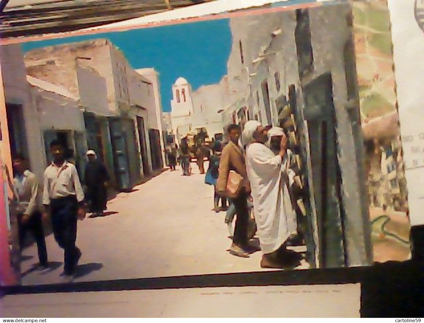 ALGERIE EL OUED Rue Du Souk (animé)  N1970   JQ4059 - El-Oued