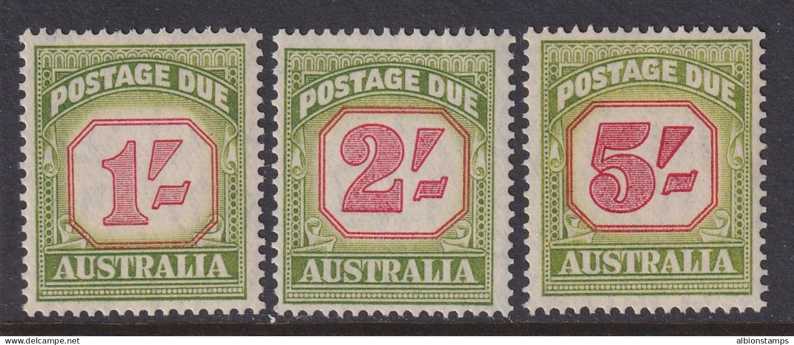 Australia, Scott J81-J83 (SG D129-D131), MNH - Postage Due