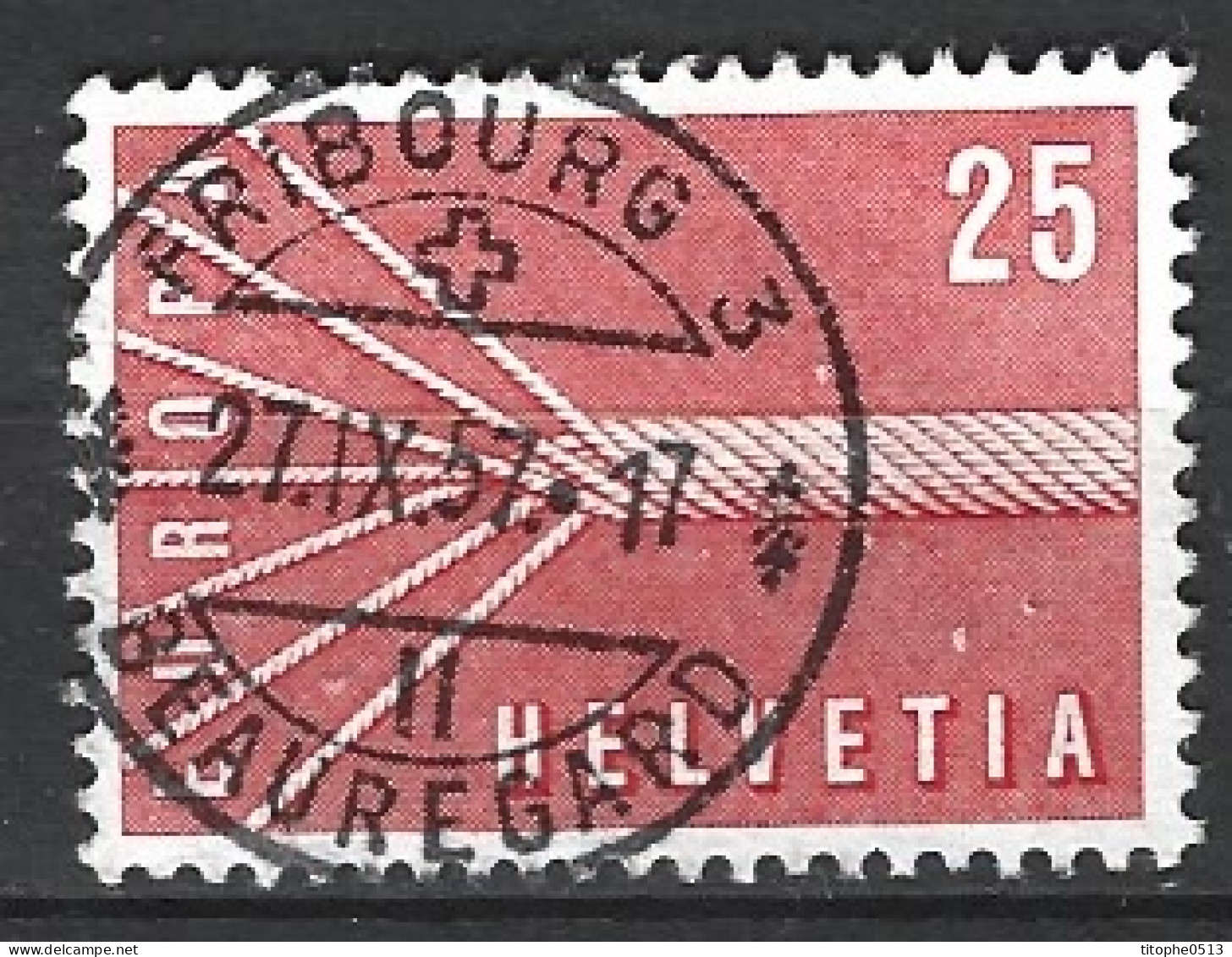 SUISSE. N°595 Oblitéré De 1957. Europa'57. - 1957