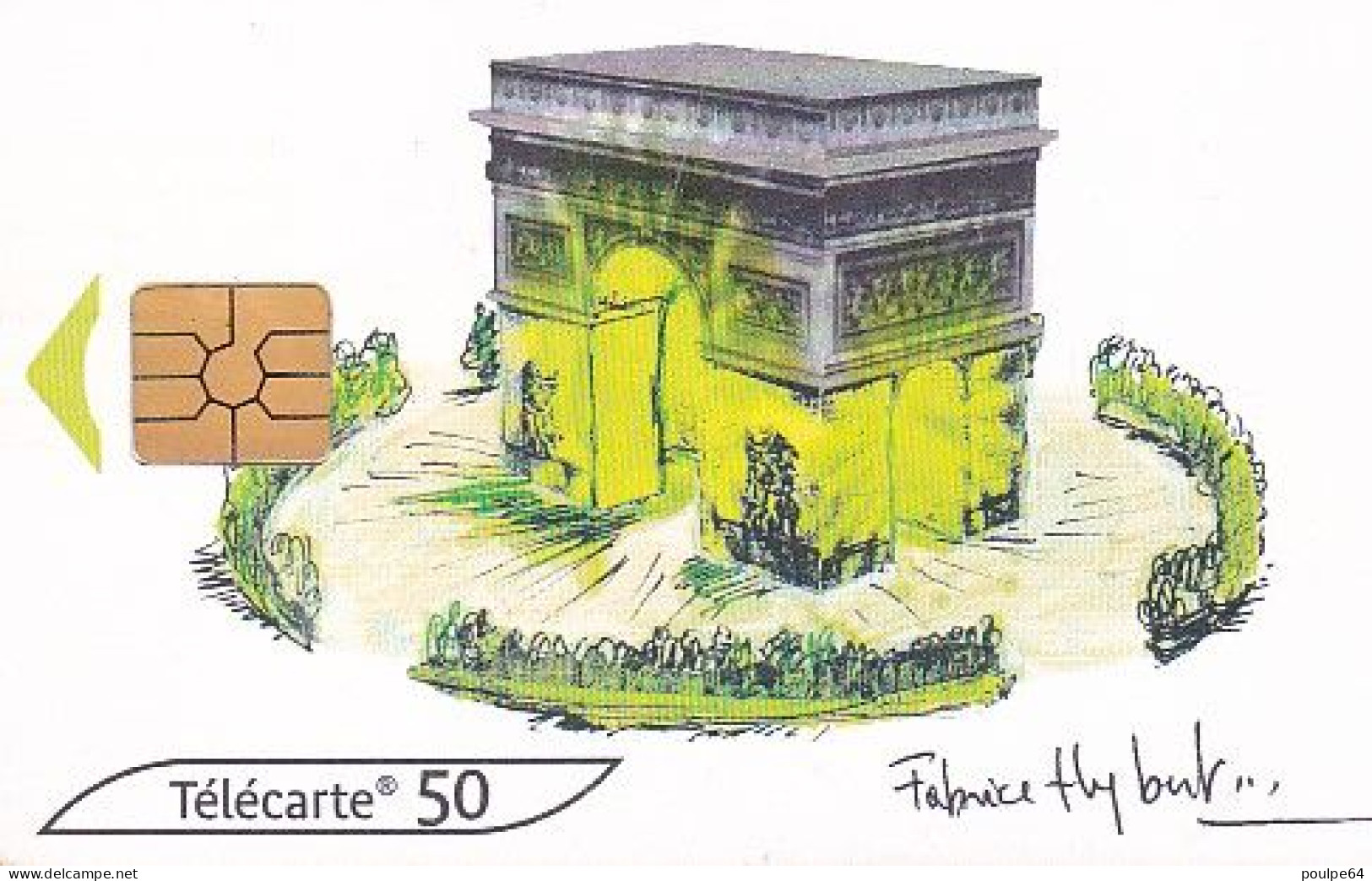 F1091  10/2000 - ARC DE TRIOMPHE - 50 GEM2 - 2000