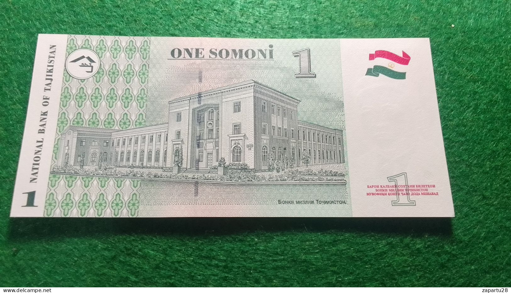 TACİKİSTAN-         1      SOMONİ       UNC - Tajikistan