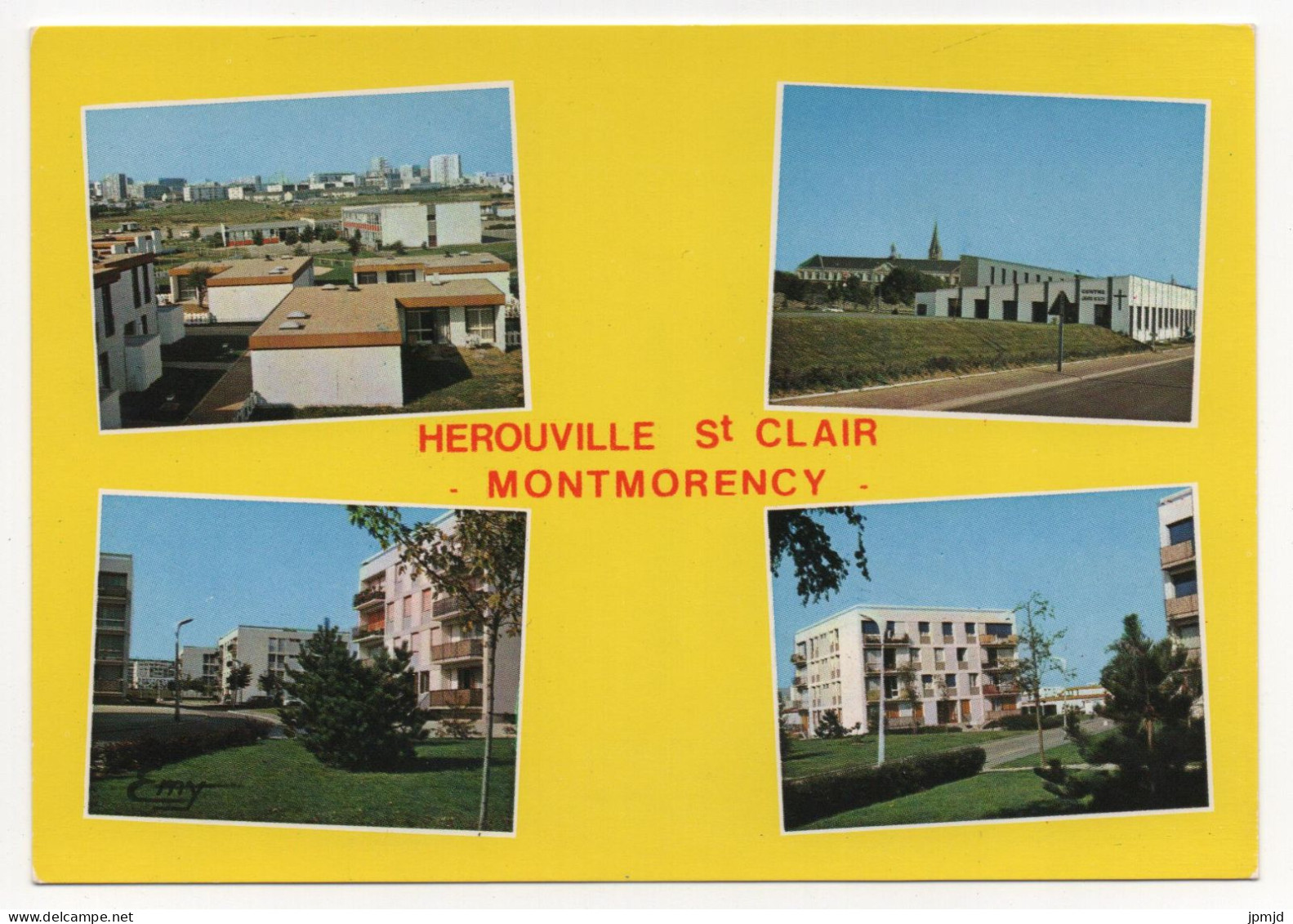 14 - HEROUVILLE ST CLAIR - MONTMORENCY - Le Village SEROC Et Le Groupe Scolaire - Ed. LE GOUBEY M 11 - Immeubles Cités - Herouville Saint Clair